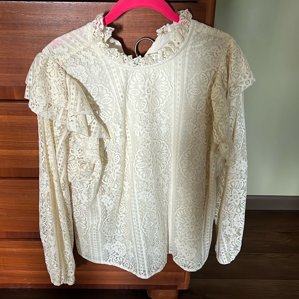 Rose and Remington Entro Cream Blouse